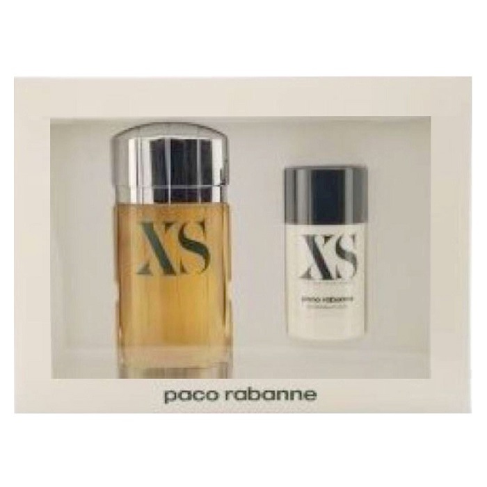 XS Paco Rabanne Gift Set for men - 3.4oz Eau De Toilette Spray and 2.2oz Deodorant Stick